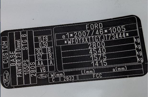 Paint code? - General Ford Related Discussions - Ford Owners Club ...